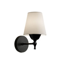 Opviq Lámpara de Pared Crema y Negro